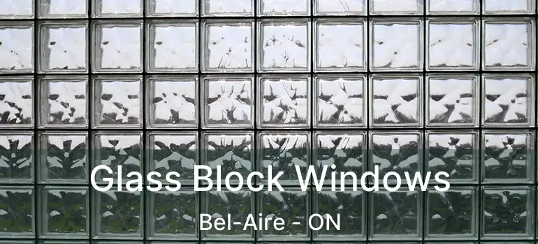  Glass Block Windows Bel-Aire - ON