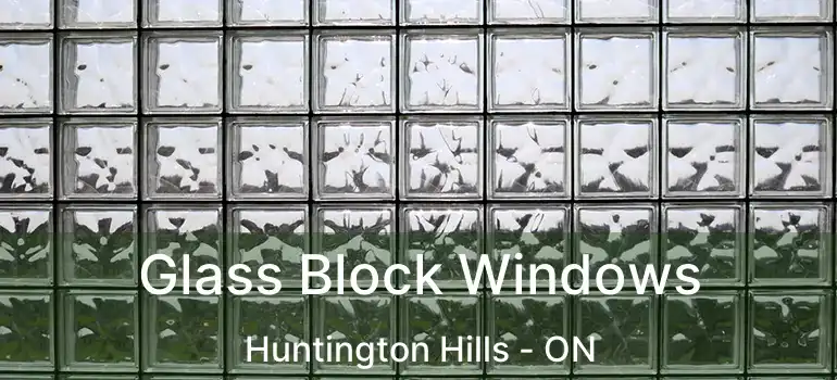  Glass Block Windows Huntington Hills - ON