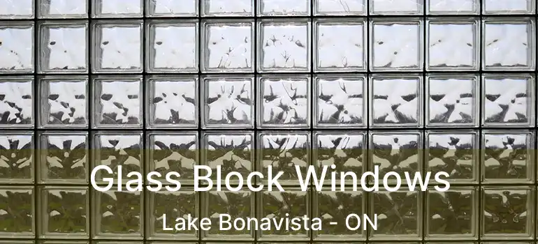  Glass Block Windows Lake Bonavista - ON