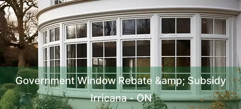  Government Window Rebate & Subsidy Irricana - ON