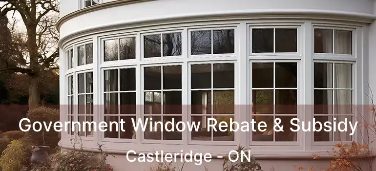  Government Window Rebate & Subsidy Castleridge - ON