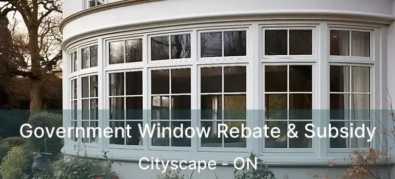  Government Window Rebate & Subsidy Cityscape - ON