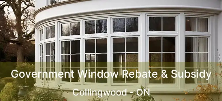  Government Window Rebate & Subsidy Collingwood - ON