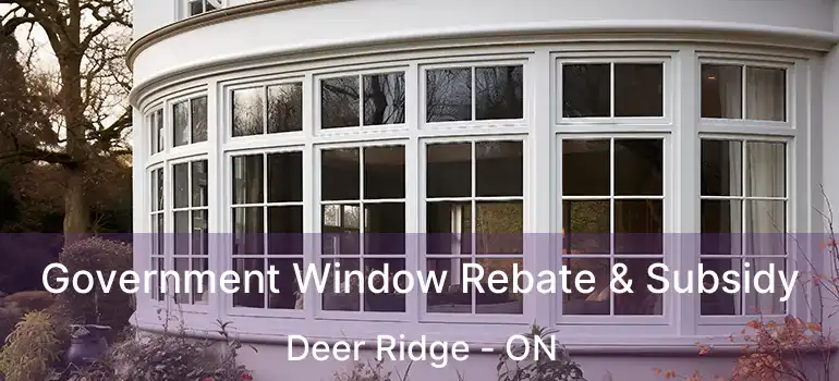  Government Window Rebate & Subsidy Deer Ridge - ON