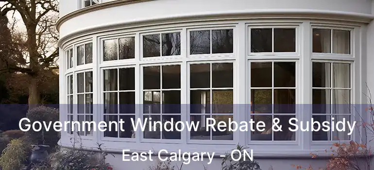  Government Window Rebate & Subsidy East Calgary - ON