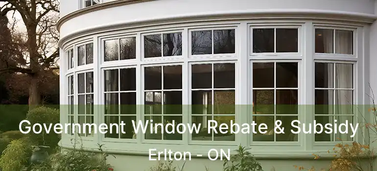  Government Window Rebate & Subsidy Erlton - ON