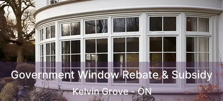  Government Window Rebate & Subsidy Kelvin Grove - ON