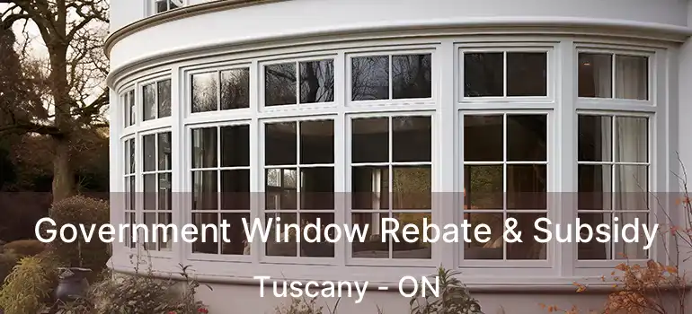  Government Window Rebate & Subsidy Tuscany - ON
