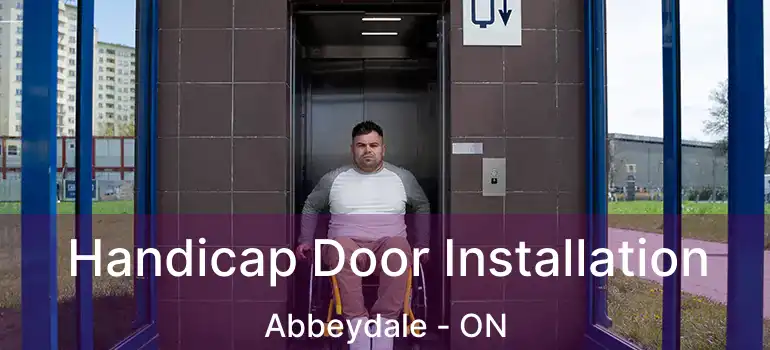  Handicap Door Installation Abbeydale - ON
