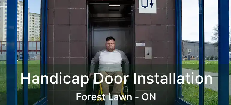  Handicap Door Installation Forest Lawn - ON