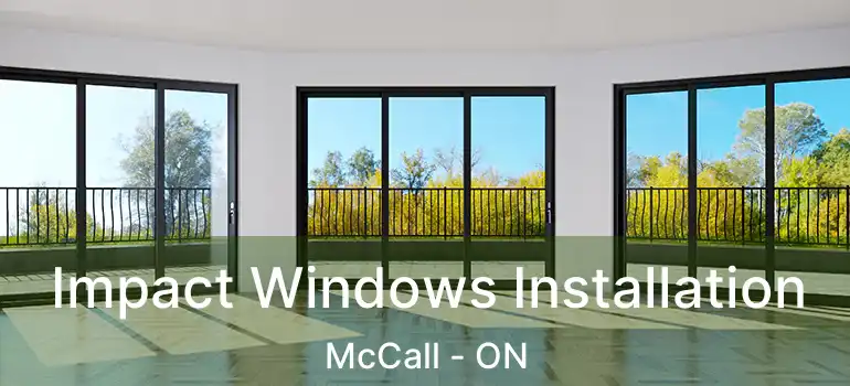  Impact Windows Installation McCall - ON