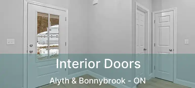  Interior Doors Alyth & Bonnybrook - ON