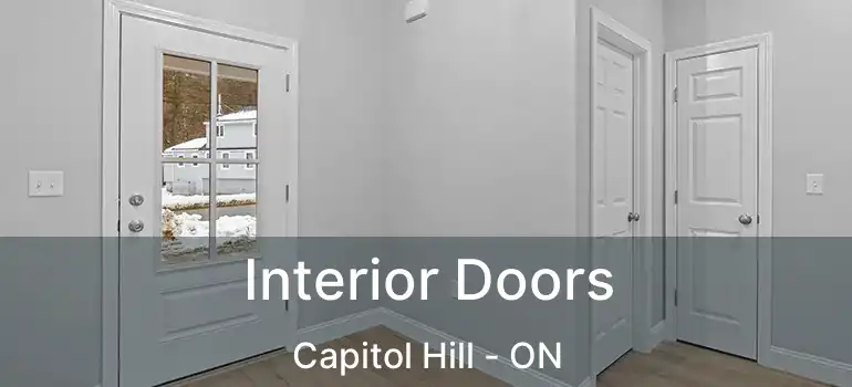  Interior Doors Capitol Hill - ON