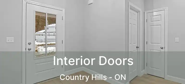  Interior Doors Country Hills - ON