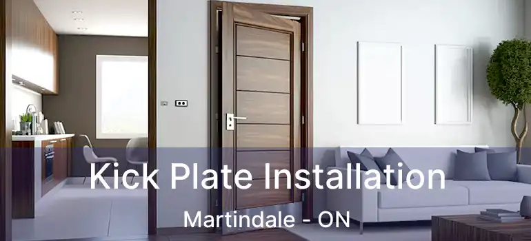  Kick Plate Installation Martindale - ON
