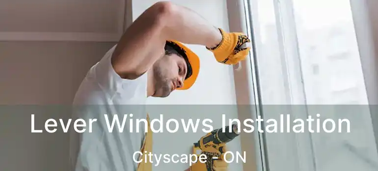  Lever Windows Installation Cityscape - ON