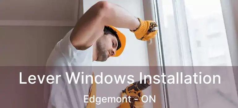  Lever Windows Installation Edgemont - ON