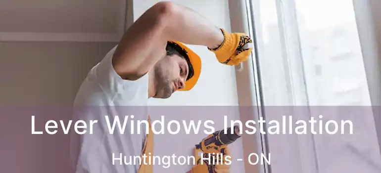  Lever Windows Installation Huntington Hills - ON