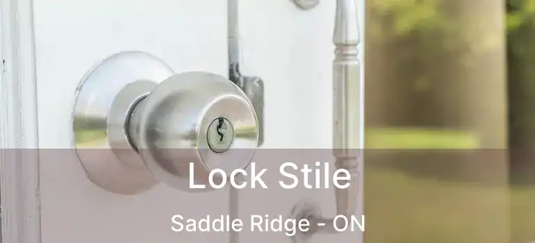  Lock Stile Saddle Ridge - ON