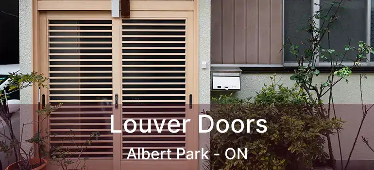  Louver Doors Albert Park - ON