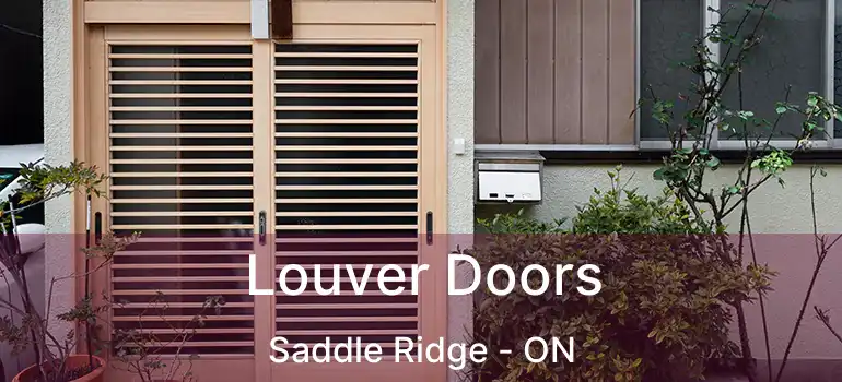  Louver Doors Saddle Ridge - ON