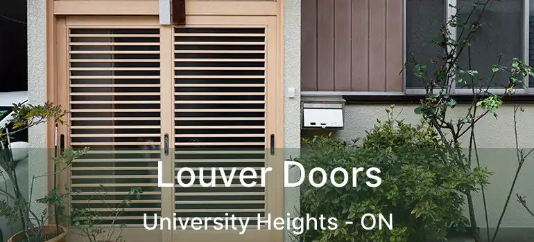 Louver Doors University Heights - ON
