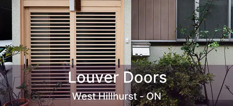  Louver Doors West Hillhurst - ON