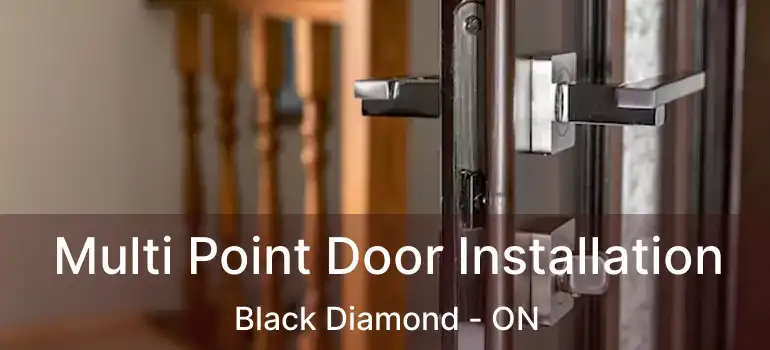  Multi Point Door Installation Black Diamond - ON