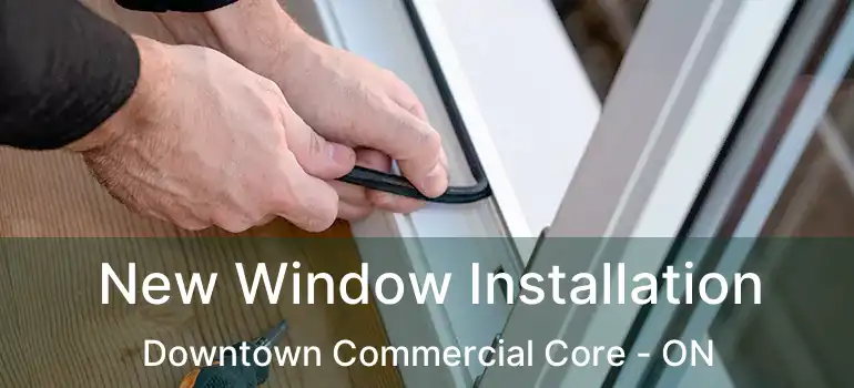  New Window Installation Downtown Commercial Core - ON