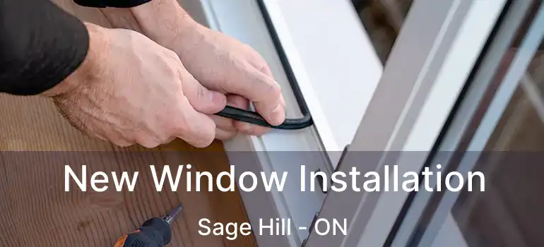  New Window Installation Sage Hill - ON