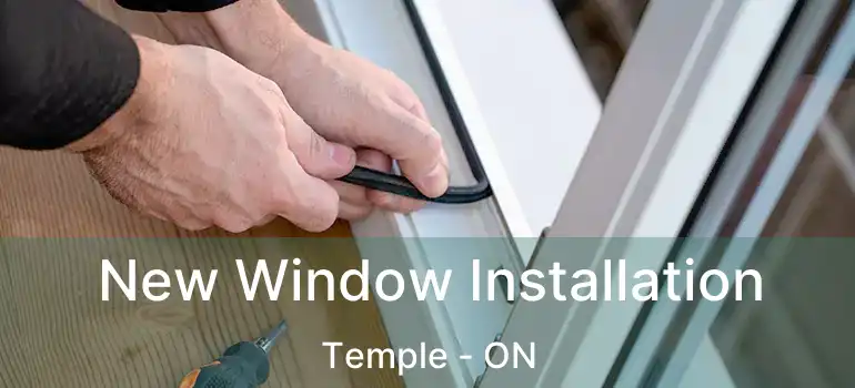  New Window Installation Temple - ON