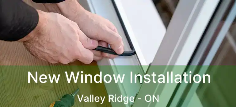  New Window Installation Valley Ridge - ON