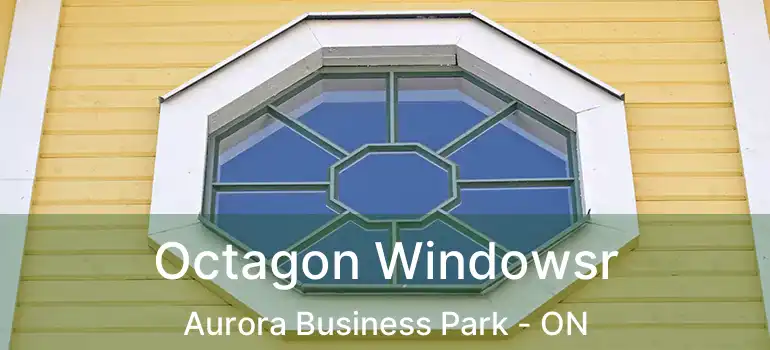  Octagon Windowsr Aurora Business Park - ON