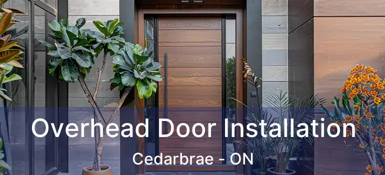  Overhead Door Installation Cedarbrae - ON