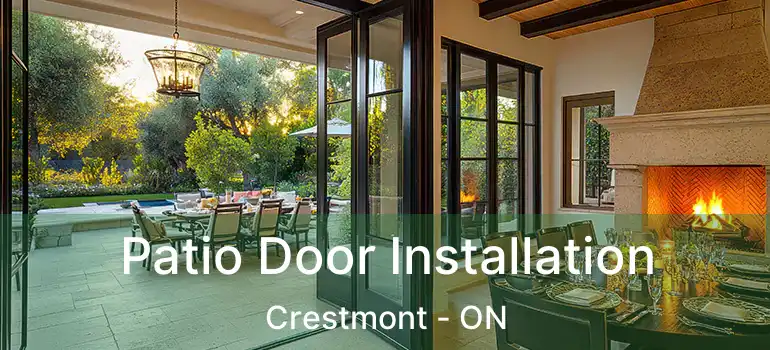  Patio Door Installation Crestmont - ON