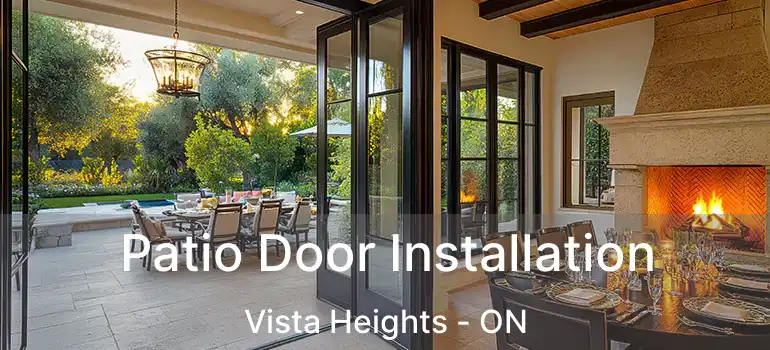  Patio Door Installation Vista Heights - ON