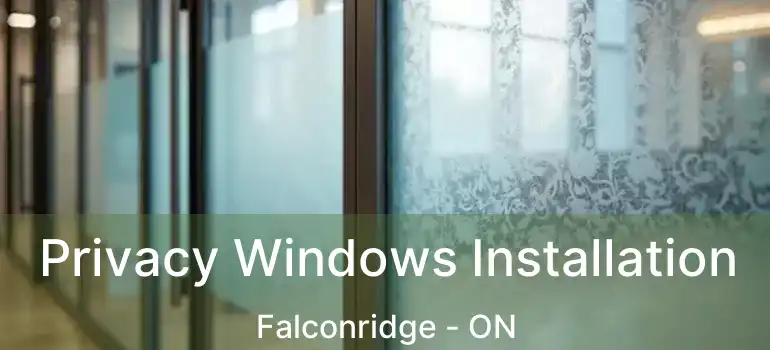  Privacy Windows Installation Falconridge - ON