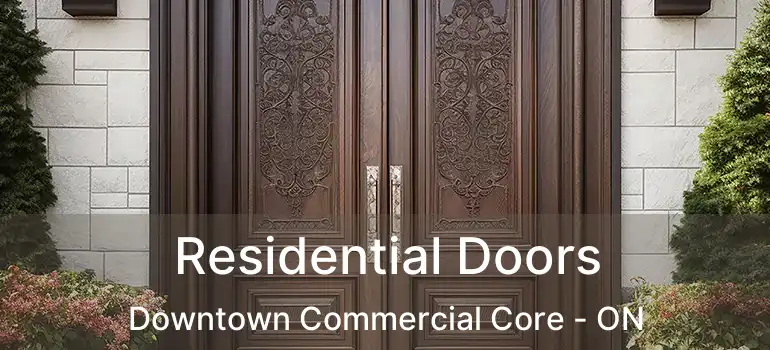  Residential Doors Downtown Commercial Core - ON