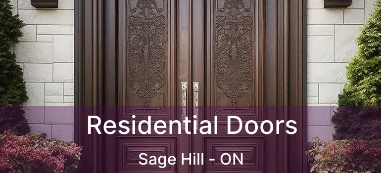  Residential Doors Sage Hill - ON