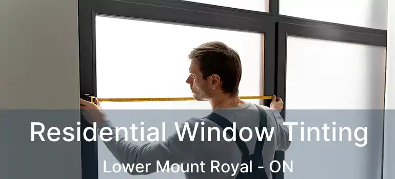  Residential Window Tinting Lower Mount Royal - ON