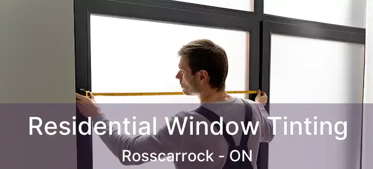  Residential Window Tinting Rosscarrock - ON