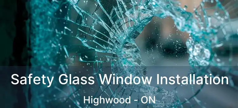  Safety Glass Window Installation Highwood - ON