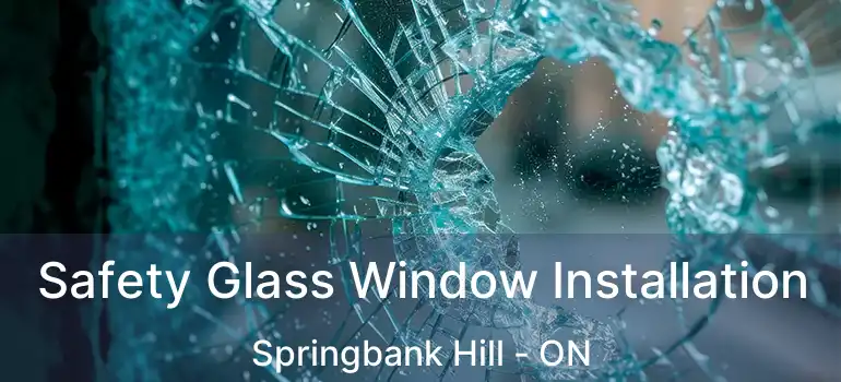  Safety Glass Window Installation Springbank Hill - ON