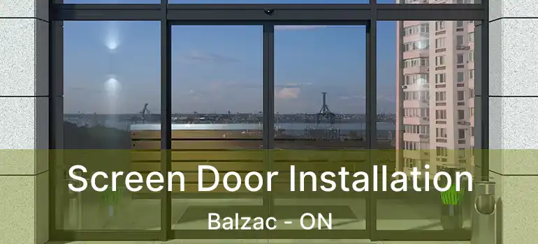  Screen Door Installation Balzac - ON