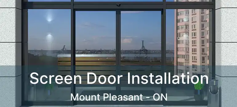  Screen Door Installation Mount Pleasant - ON