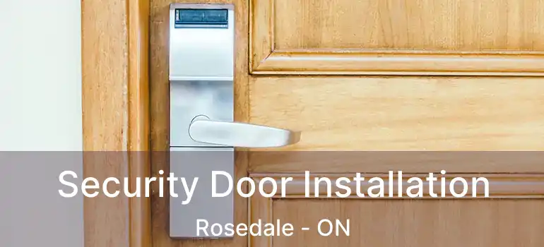  Security Door Installation Rosedale - ON