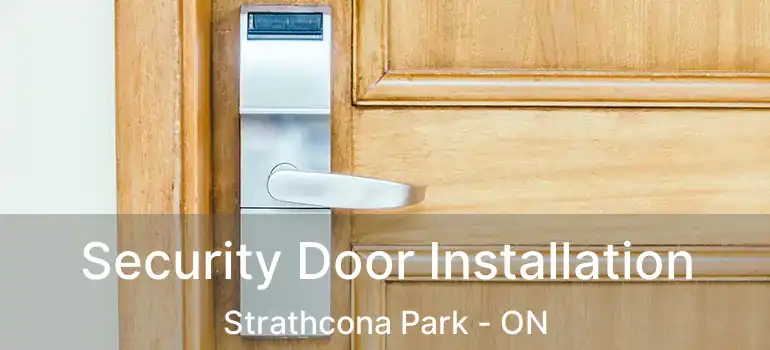  Security Door Installation Strathcona Park - ON