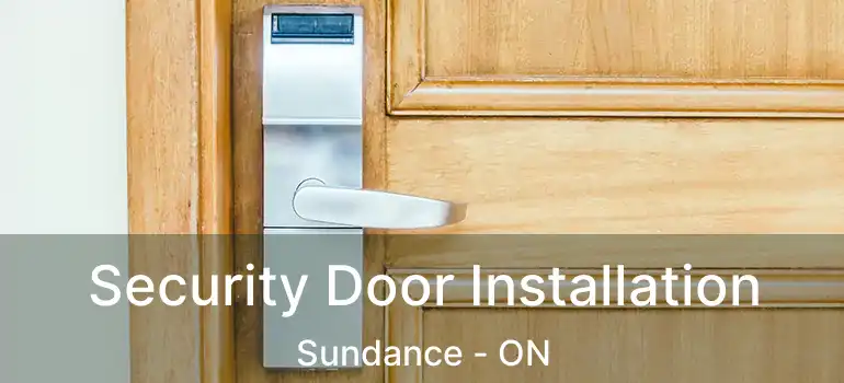  Security Door Installation Sundance - ON