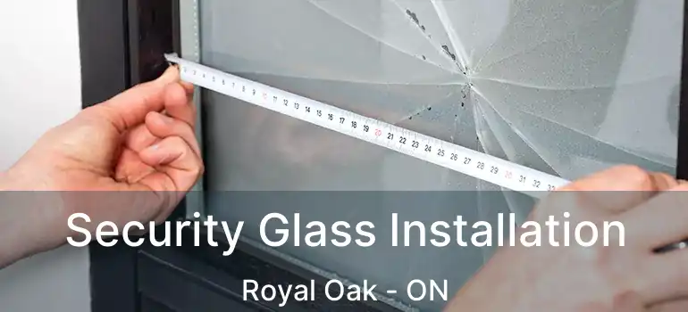  Security Glass Installation Royal Oak - ON