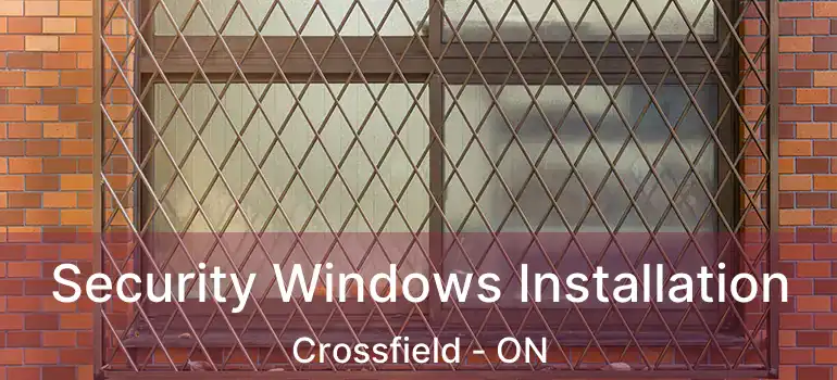  Security Windows Installation Crossfield - ON